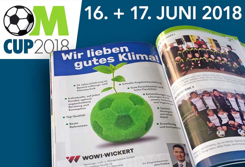 WOWI-Wickert sponsert den OM-CUP 2018 in Lutten die Jugend zu fördern.